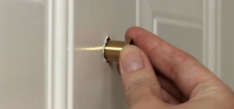 peephole door repair in Atwater